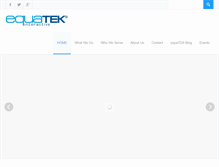 Tablet Screenshot of equatek.com